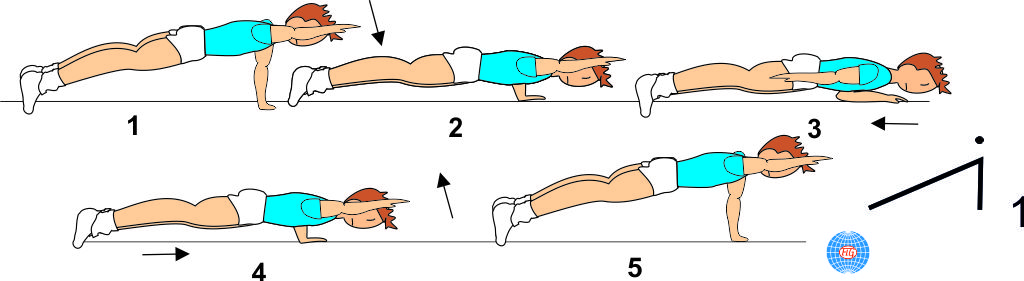 1 ARM HINGE PUSH UP