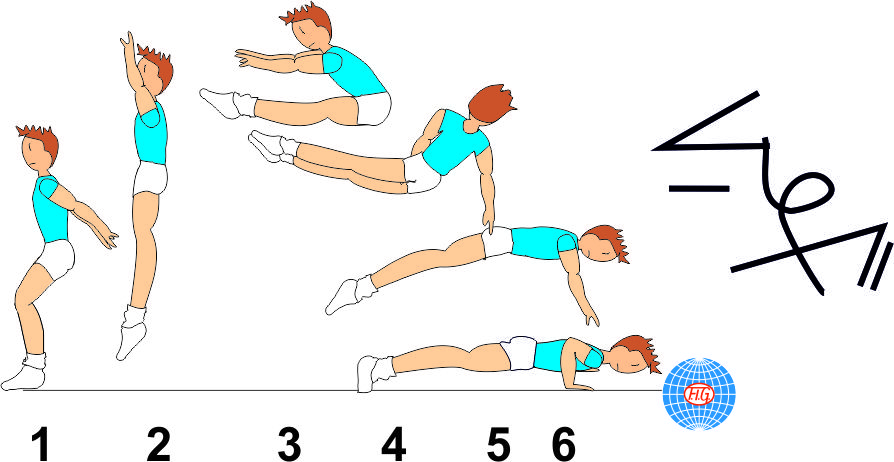 Pike Jump Gymnastics