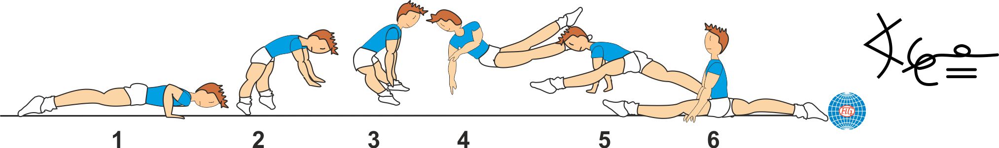 STRADDLE CUT ½ TWIST TO SPLIT
