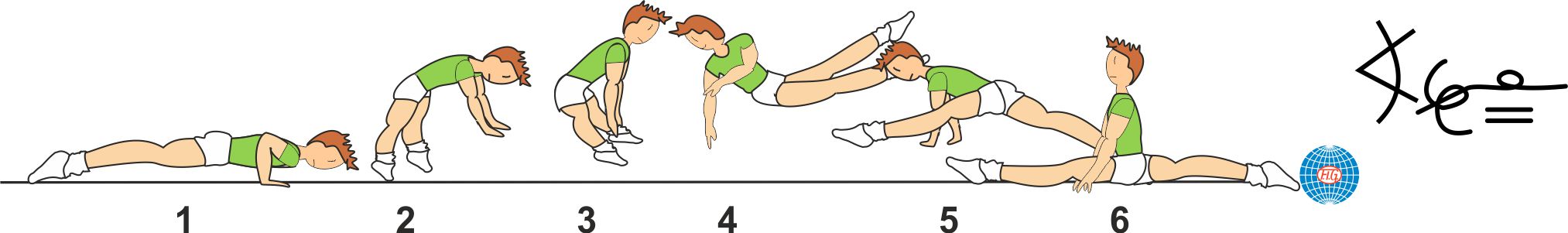 STRADDLE CUT ½ TWIST TO SPLIT