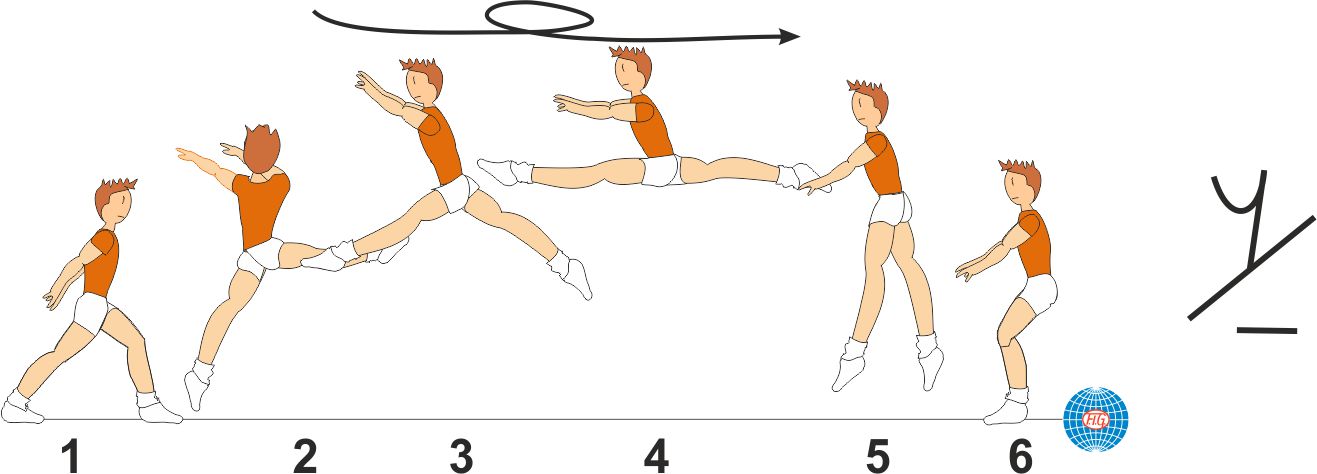 SCISSORS LEAP
