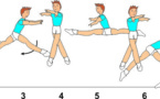 C 437 : SWITCH SPLIT LEAP 1/1 TURN TO SPLIT