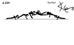 A 229 : STRADDLE CUT ½ TWIST TO PUSH UP
