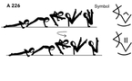 A 226 : STRADDLE CUT TO STRADDLE V-SUPPORT OR TO V-SUPPORT