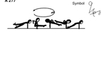 A 277 : DOUBLE LEG 1/1 CIRCLE 1/2 TWIST TO FRONT SUPPORT