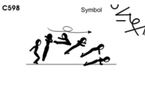 C 598 : 1/2 TURN PIKE JUMP 1/2 TWIST TO PUSH UP