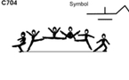 C 704 : FRONTAL SPLIT LEAP TO STRADDLE