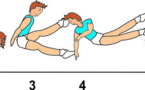 A 220 : STRADDLE CUT ½ TWIST TO WENSON OR LIFTED WENSON