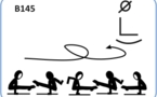 B 145 : L-SUPPORT 1 1/2 TURN