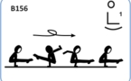 B 156 : 1 ARM L-SUPPORT 1/1 TURN