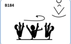 B 184 : STRADDLE V-SUPPORT 1/2 TURN