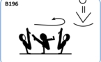 B 196 : V-SUPPORT ½ TURN