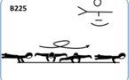 B 225 : FULL SUPPORT STRADDLE LEVER WITH HOP TURNS