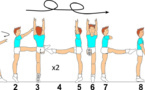 D 187 :  2/1 TURNS WITH LEG AT HORIZONTAL  