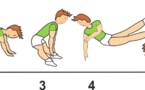 A 148 : STRADDLE CUT ½ TWIST TO PUSH UP