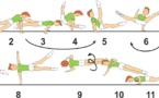 A 309 : FLAIR ½ TURN, 1/1 TWIST AIRBORNE TO PU