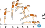 B 555 : COSSACK JUMP TO PUSH UP