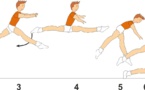 B 616 : SWITCH SPLIT LEAP TO PUSH UP