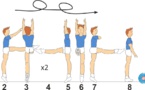 C 717 :  2/1 TURNS WITH LEG AT HORIZONTAL  